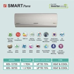 Alternative view of Kenwood KES-1872S 1.5 Ton eSmart Pura Air Conditioner